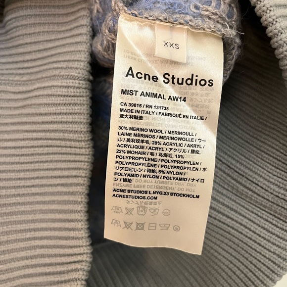 Acne studios/ xxs damaged sweater - Picture 4 of 5